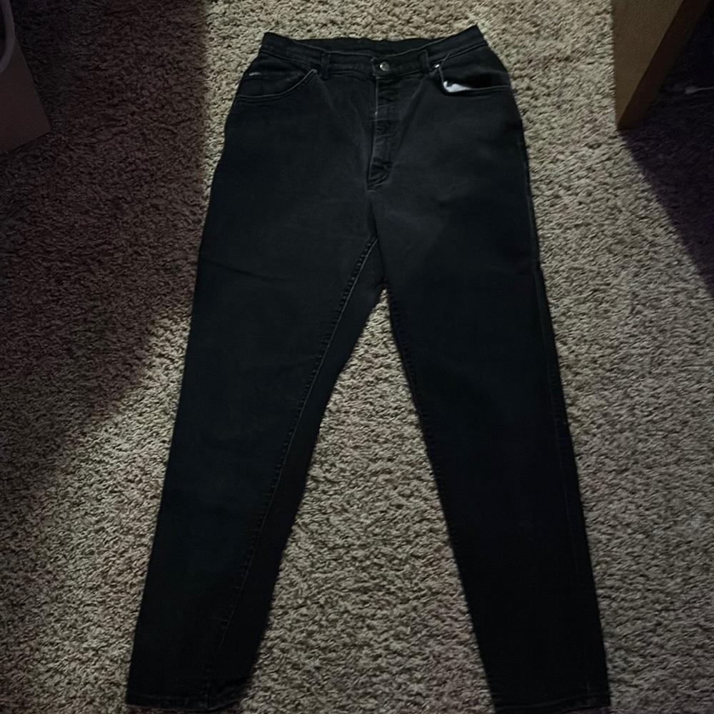 black lee jeans